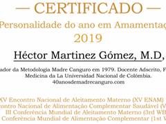 Dr. Hector M. Gomez – Personalidade 2019 em Amamentação