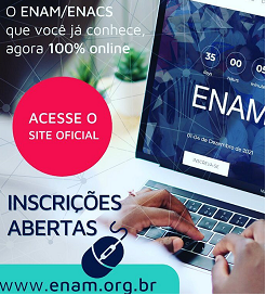 ENAM/ENACS pela 1a. vez será online: inscrições abertas