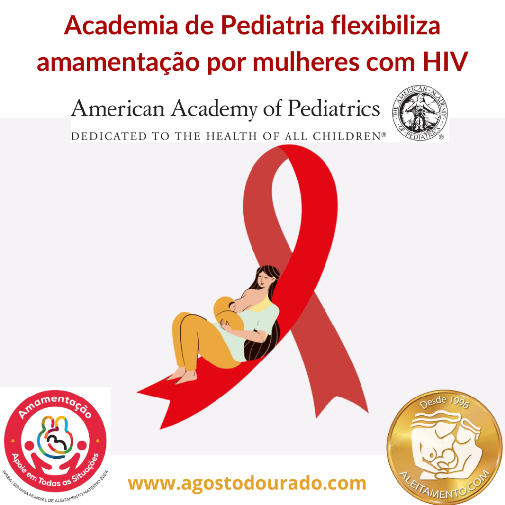 Academia de Pediatria flexibiliza amamentação por mulheres com HIV