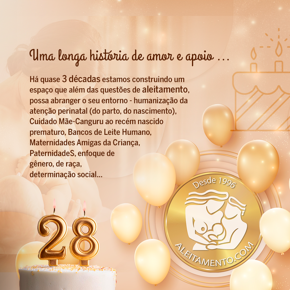 Hoje: o portal aleitamento.com completa 28 anos online!