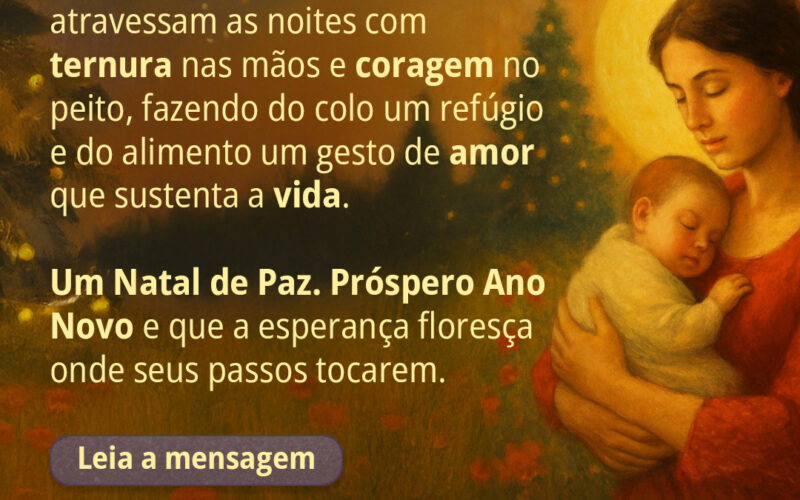 Bom Natal e um Ano Novo de Esperança