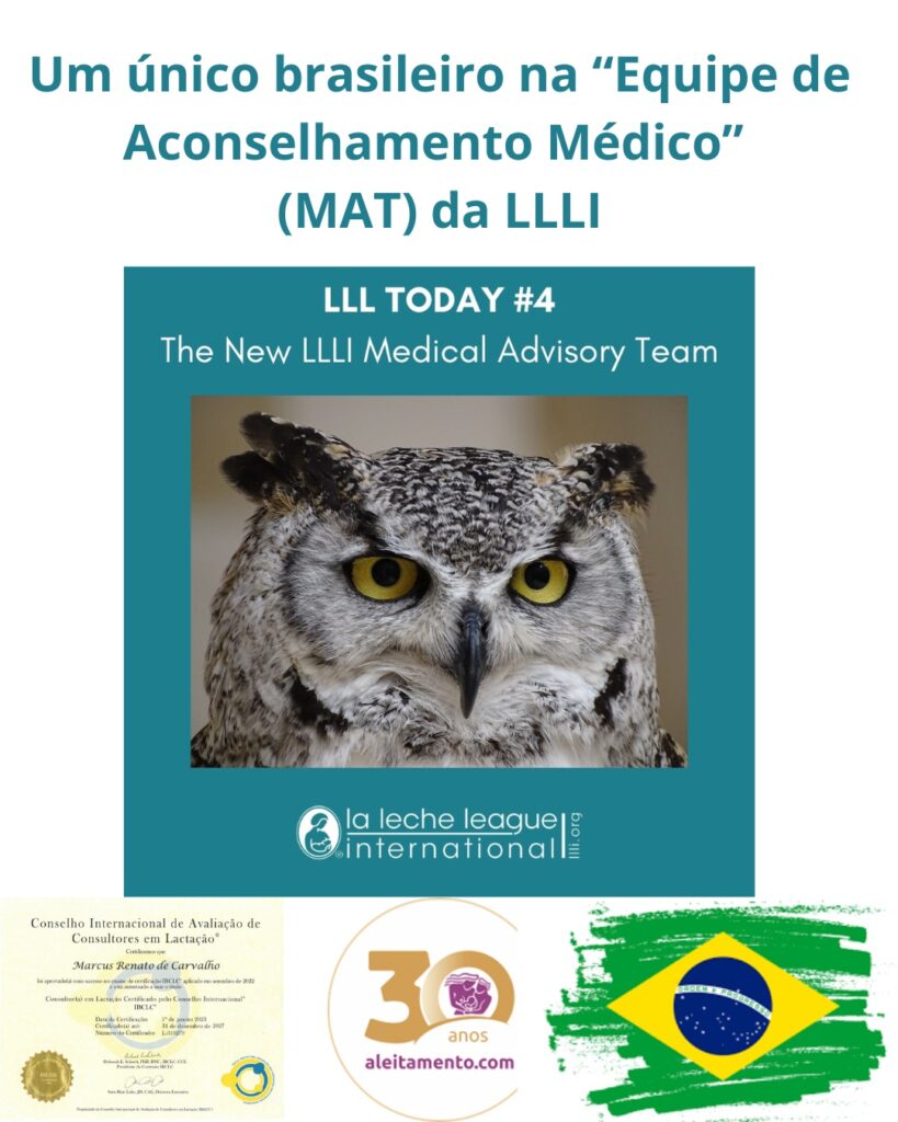 Docente brasileiro, IBCLC é o mais novo membro do Medical Advisory Team da La Leche League